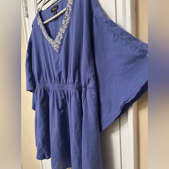 Style & Co Embellished V-Neck Tunic Top Women’s Size Large - Picture 5 of 8